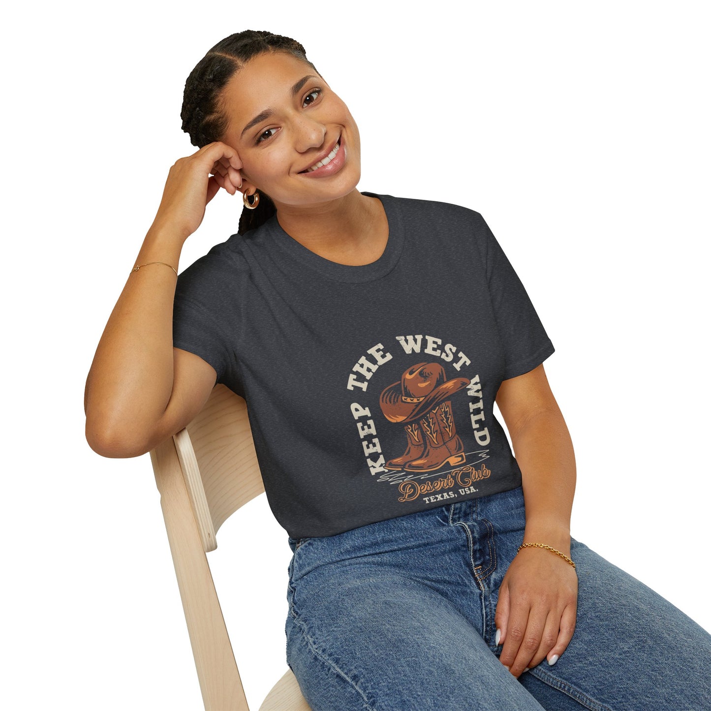 Keep The West Wild unisex Softstyle t shirt
