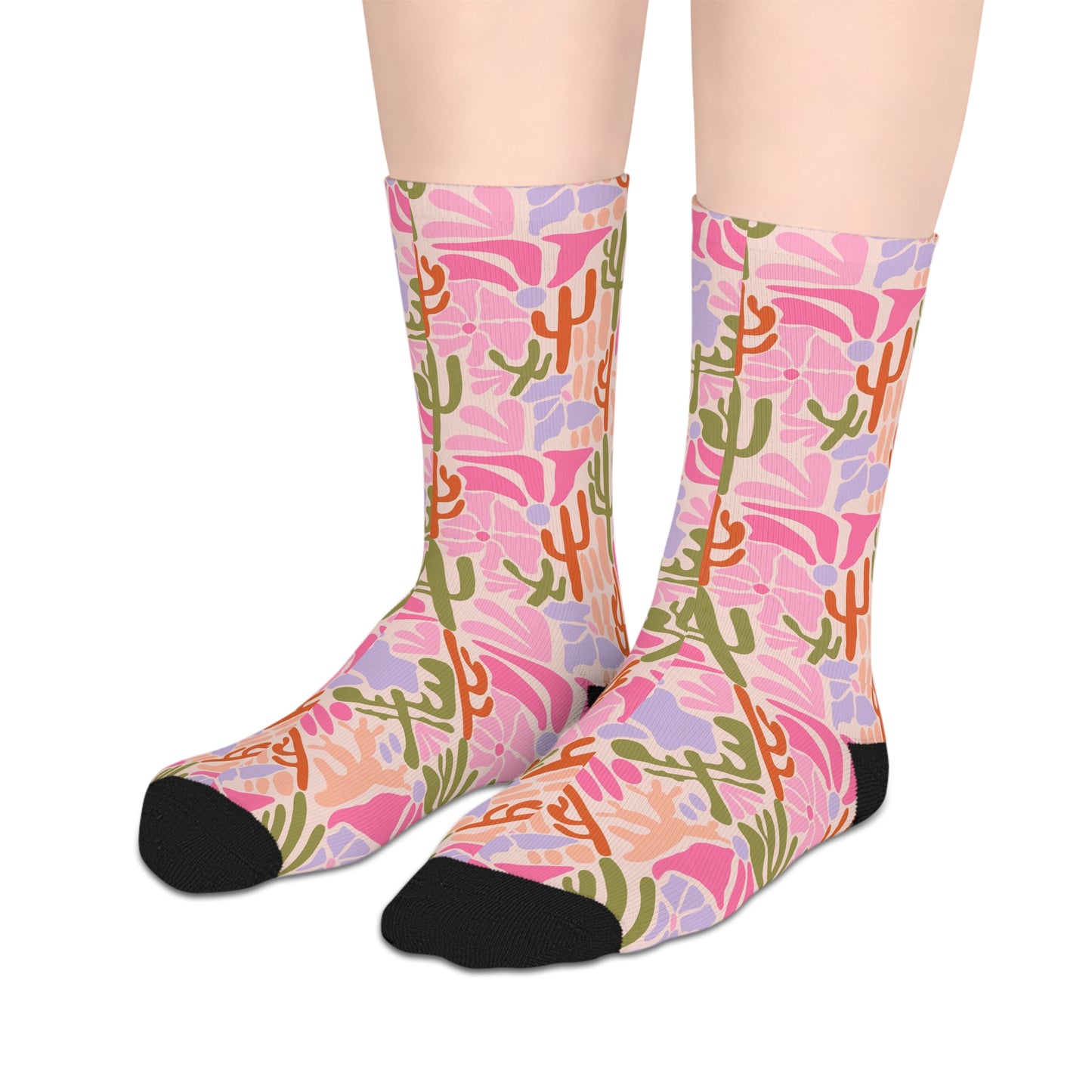 Mid-length socks