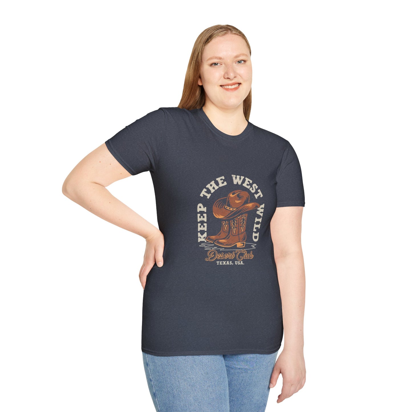 Keep The West Wild unisex Softstyle t shirt