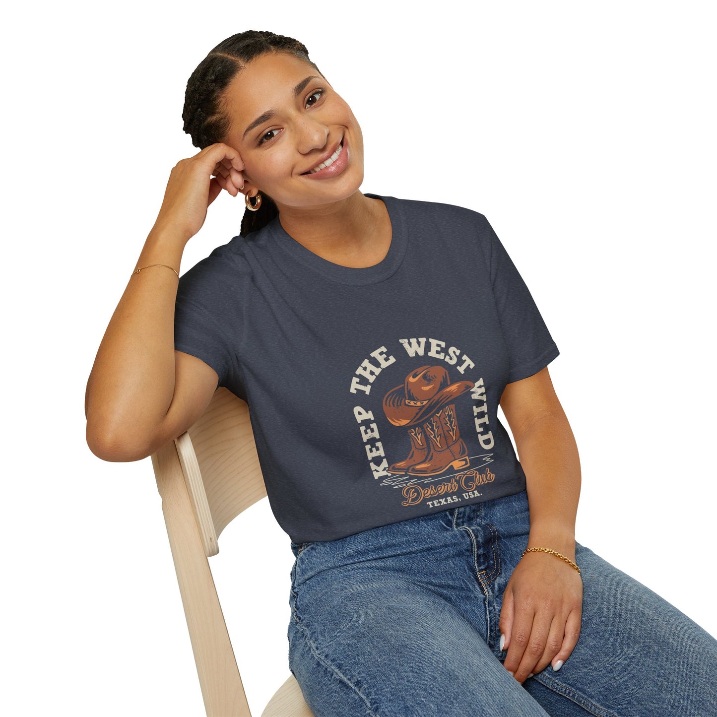 Keep The West Wild unisex Softstyle t shirt