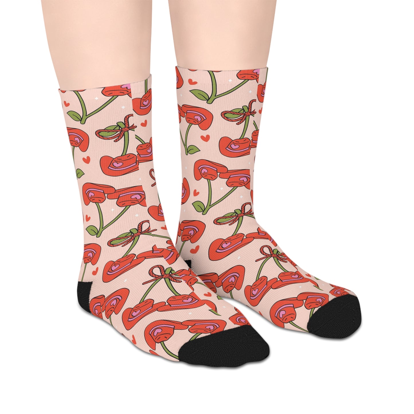 Mid-length socks