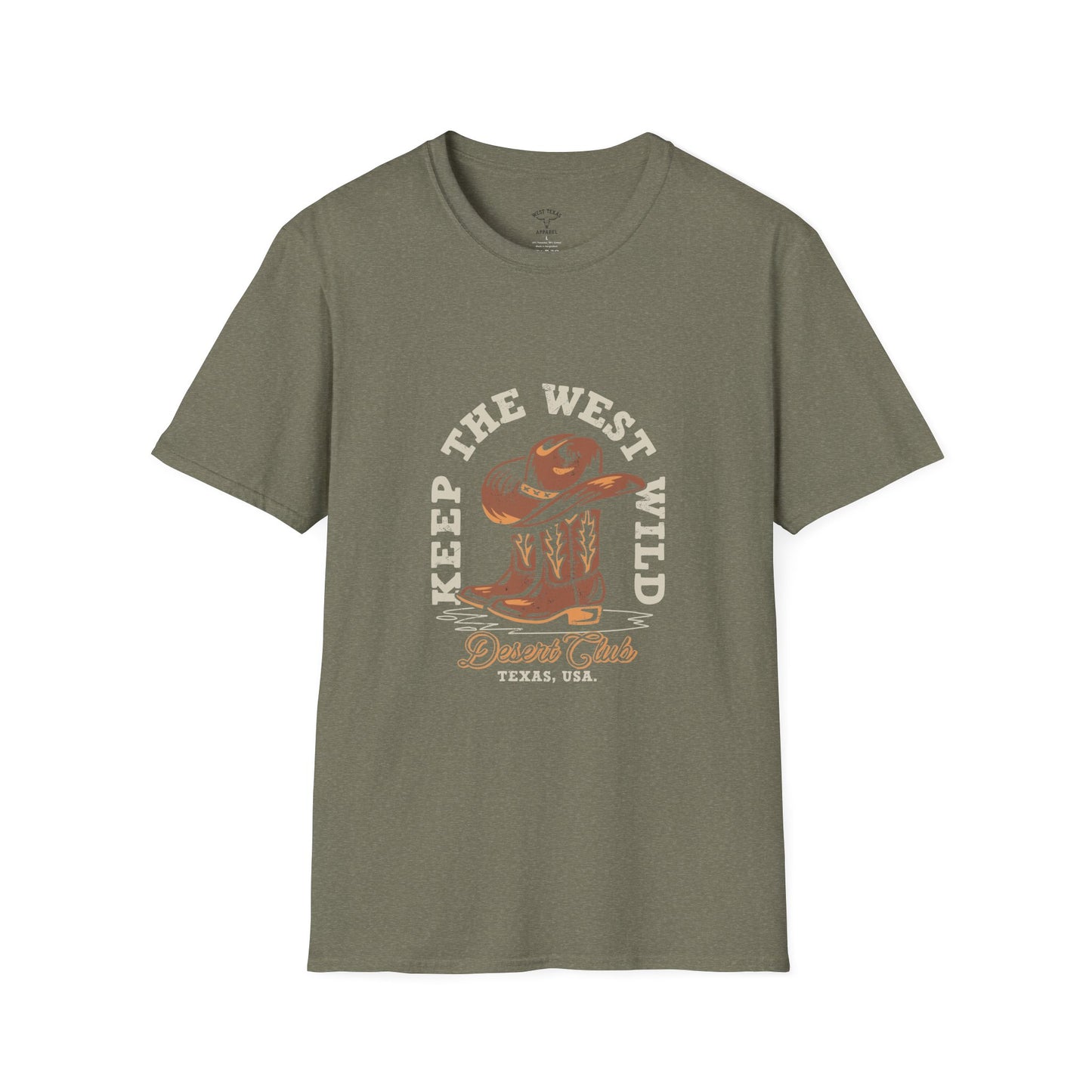 Keep The West Wild unisex Softstyle t shirt