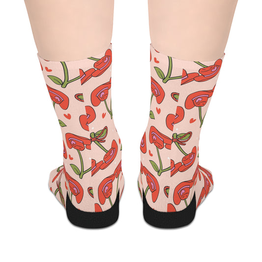 Mid-length socks