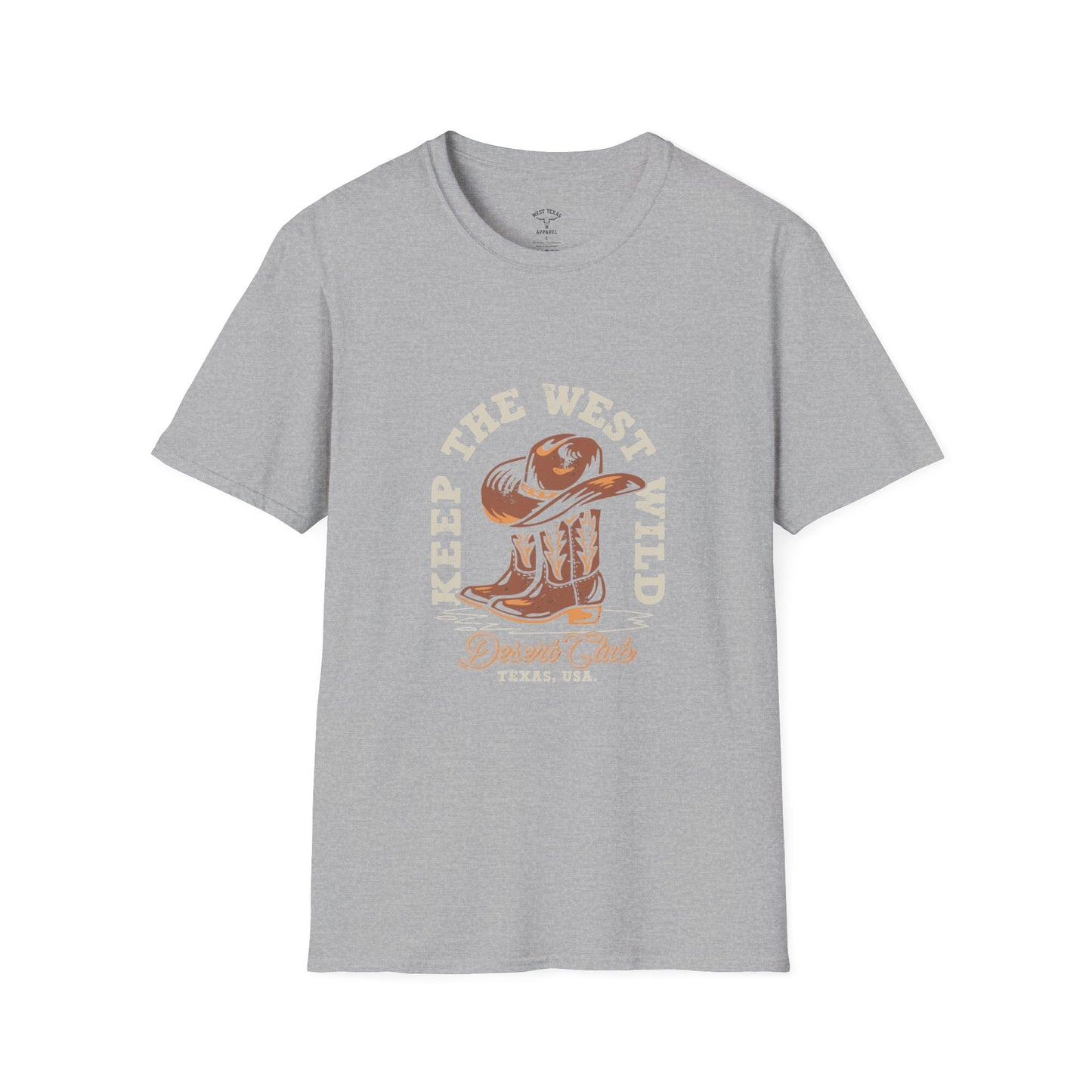 Keep The West Wild unisex Softstyle t shirt