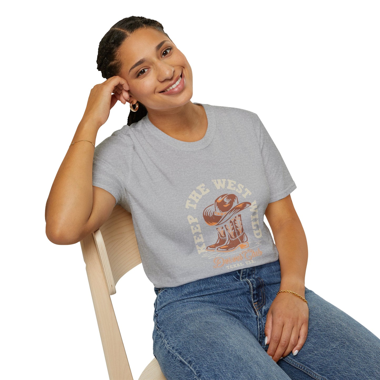 Keep The West Wild unisex Softstyle t shirt