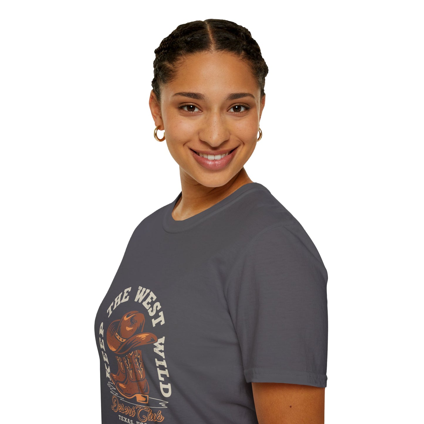 Keep The West Wild unisex Softstyle t shirt