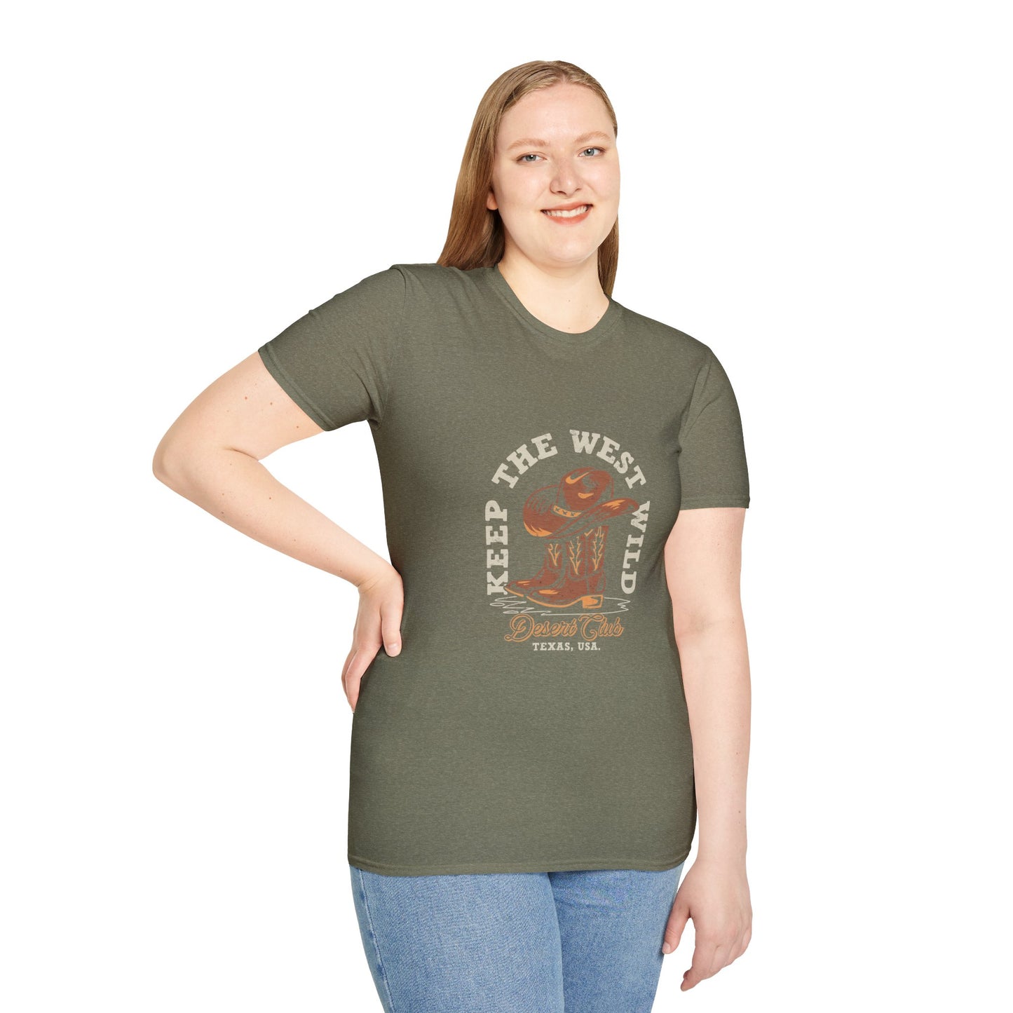 Keep The West Wild unisex Softstyle t shirt