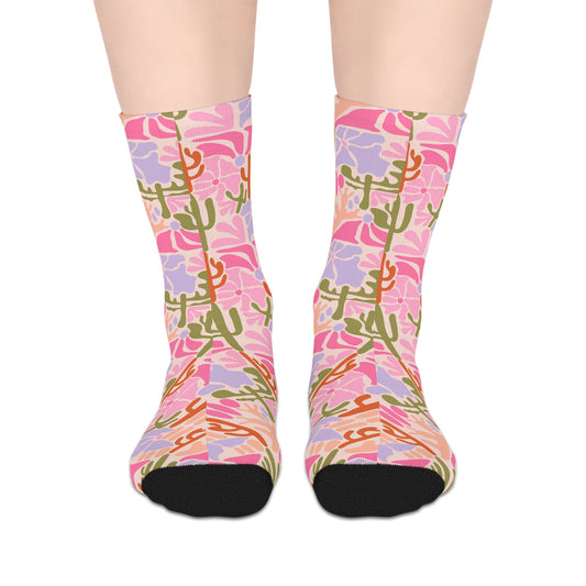 Mid-length socks