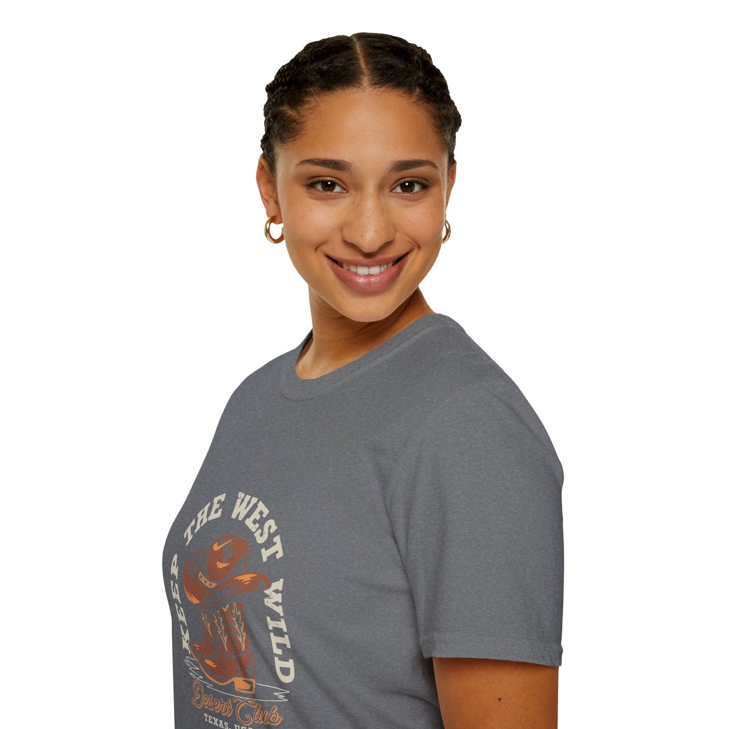 Keep The West Wild unisex Softstyle t shirt