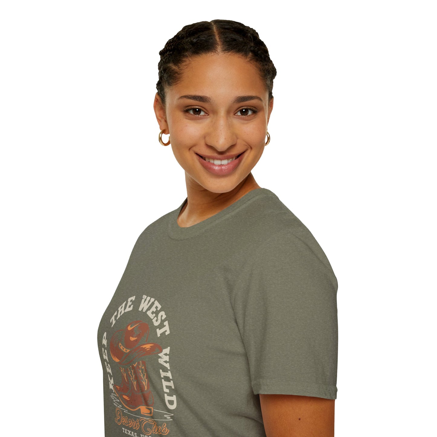 Keep The West Wild unisex Softstyle t shirt