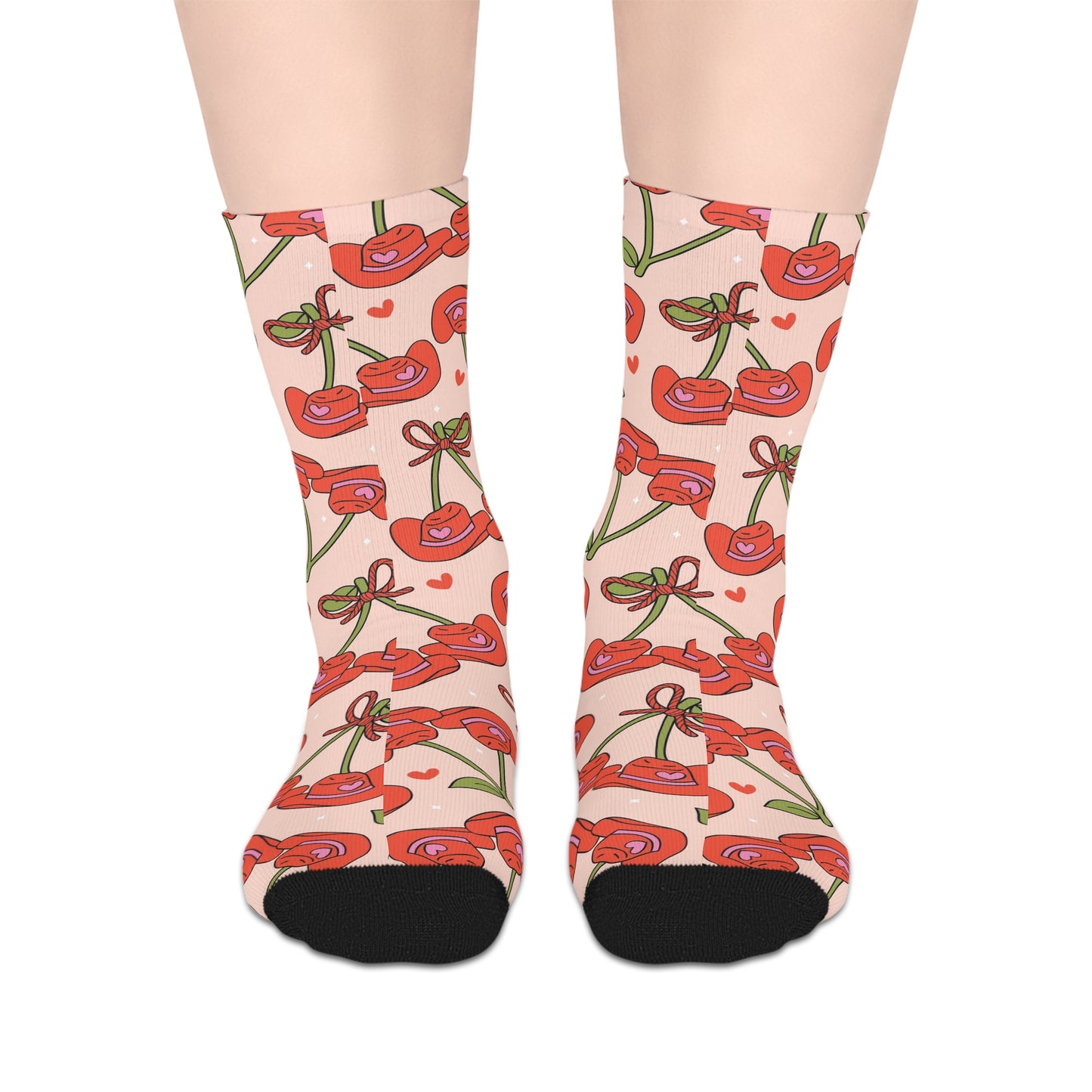 Mid-length socks
