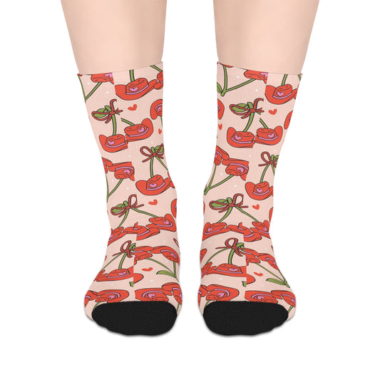 Mid-length socks
