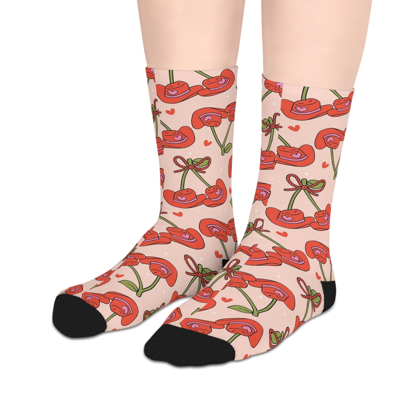 Mid-length socks