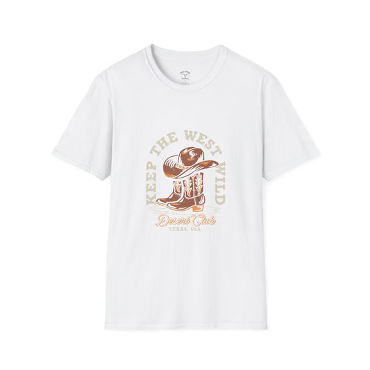 Keep The West Wild unisex Softstyle t shirt