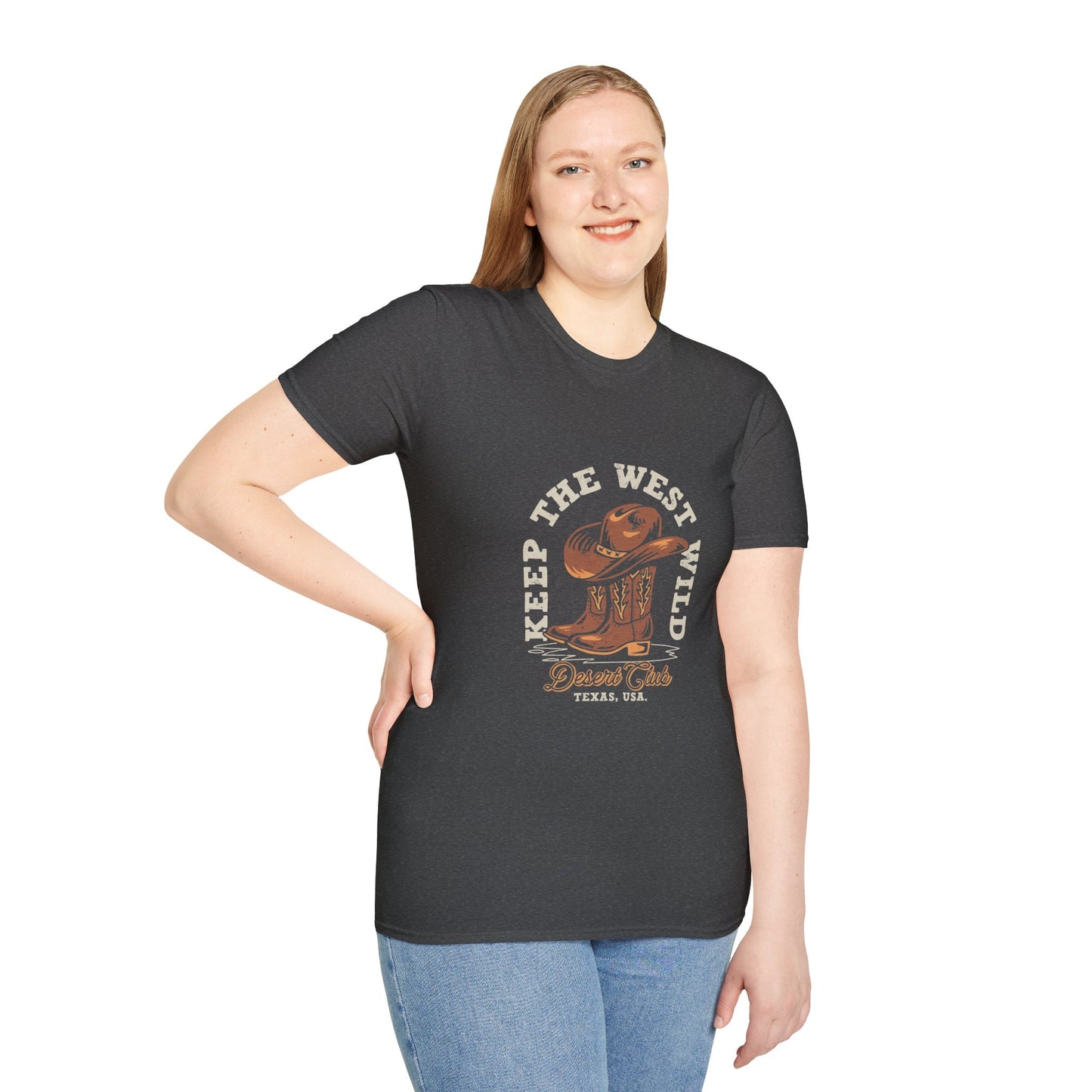 Keep The West Wild unisex Softstyle t shirt