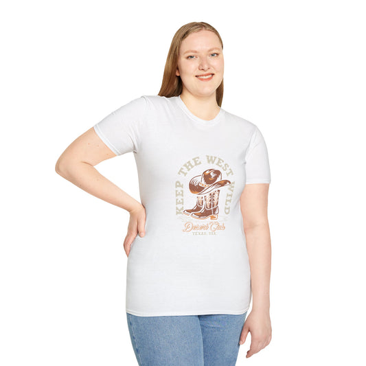 Keep The West Wild unisex Softstyle t shirt