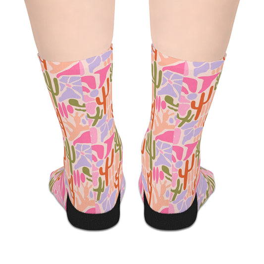 Mid-length socks