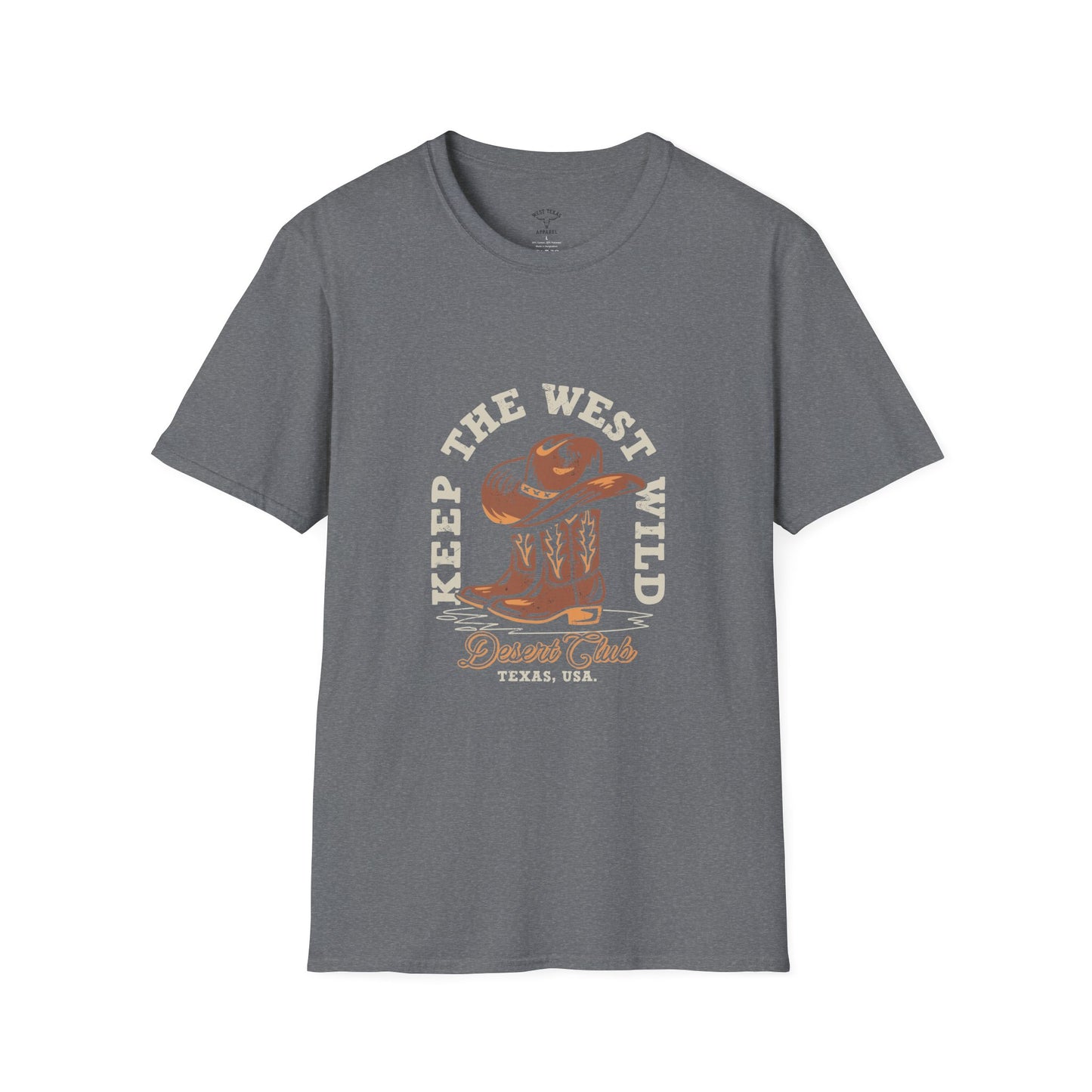 Keep The West Wild unisex Softstyle t shirt