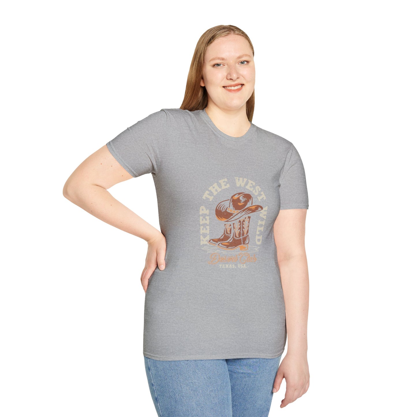 Keep The West Wild unisex Softstyle t shirt