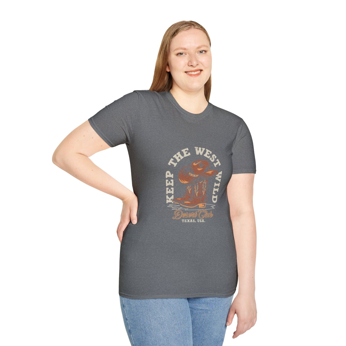 Keep The West Wild unisex Softstyle t shirt
